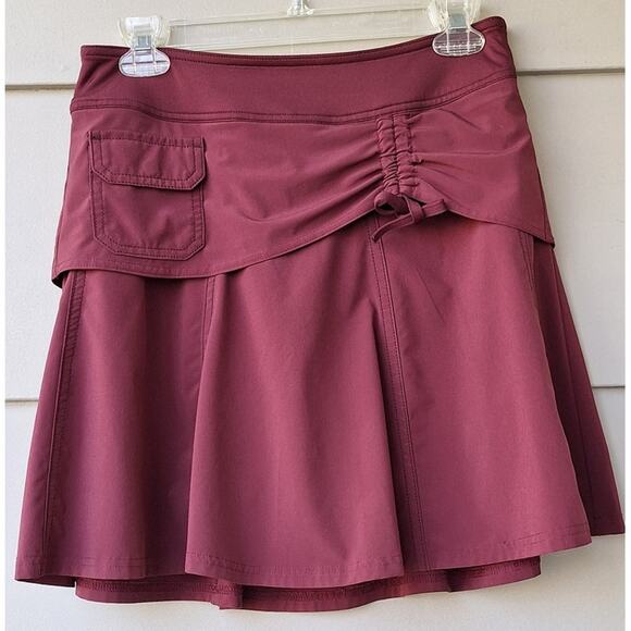 Athleta Pants - ATHLETA Tennis Mini Skorts Skirt Maroon Burgundy Red Size 2 Athleisure Active
